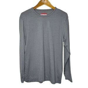 Karbon Merino Wool Long‎ Sleeve Baselayer Mens XL Gray